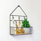 Creative Wall-mounted Shelf with Hooks for Home Use product image - Nexusmart Pakistan