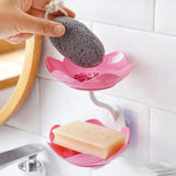 2 Layer Soap Tray - Elegant Flower Design for Stylish Soap Storage