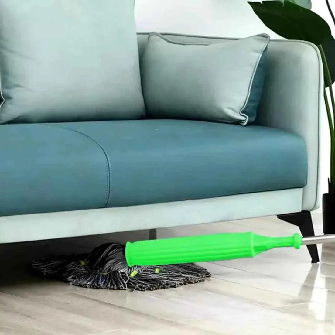 Twister Microfiber Floor Mop - 2 in 1 Cleaning Tool with Adjustable Long Handle for Home and Kitchen