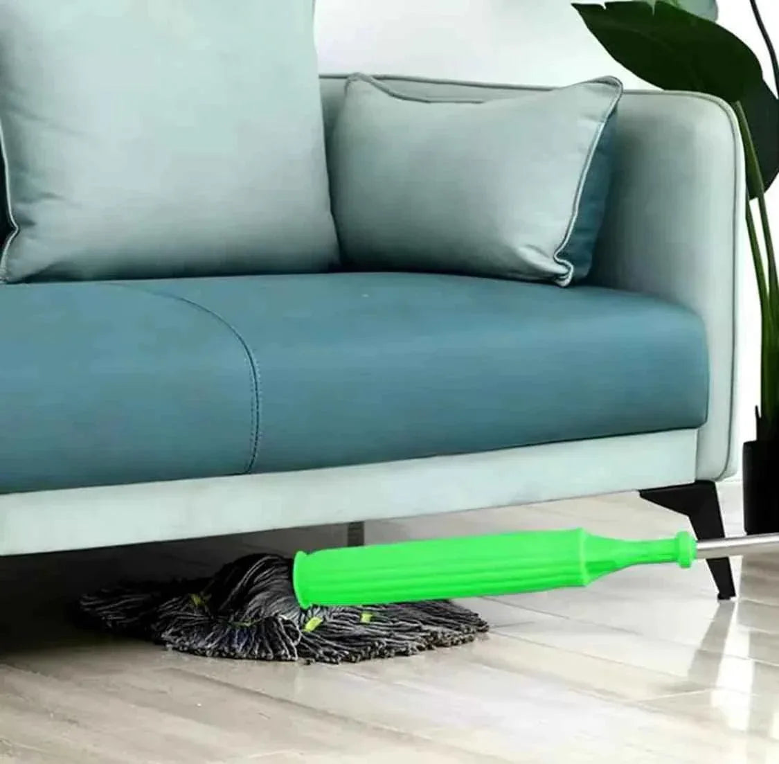 Twister Microfiber Floor Mop - 2 in 1 Cleaning Tool with Adjustable Long Handle for Home and Kitchen
