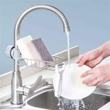 Premium Stainless Steel Sink Organizer for Kitchen and Bathroom Storage