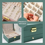 Jewelry Organizer Box with Drawer & Compartments