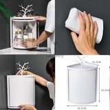 Emsa Single Layer Bathroom Cabinet – Corner Storage Organizer