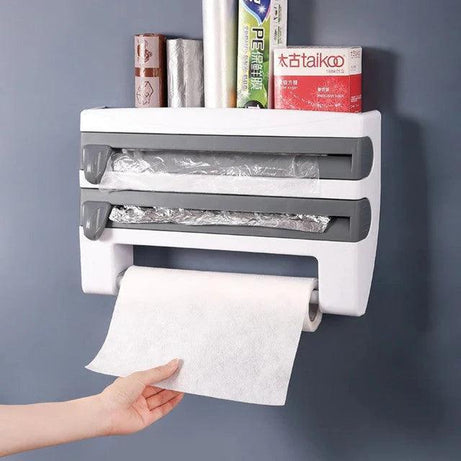 4-in-1 Paper Dispenser – Towel, Napkin, Tissue & Wrap Holder