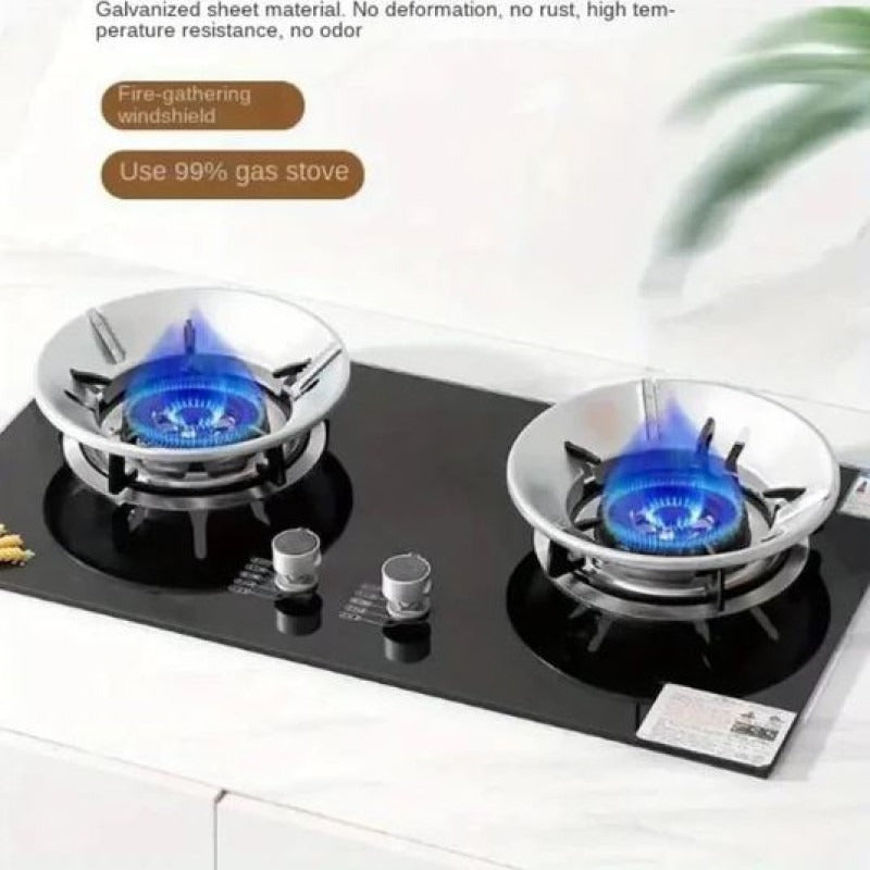 Gas Stove Burner Cover Universal Energy Saving Windproof Shield product image - Nexusmart Pakistan