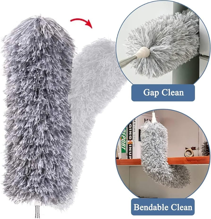 Foldable Cleaning Grey Duster Home Utility & Cleaning Tools view 3 - Nexusmart Pakistan
