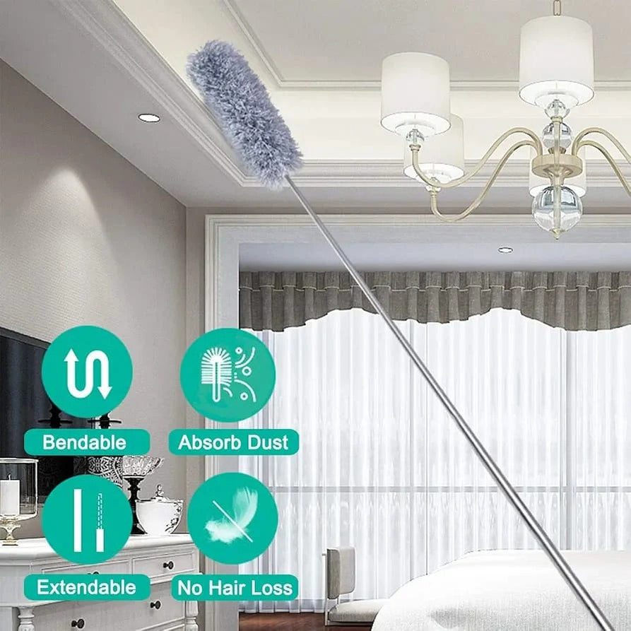 Foldable Cleaning Grey Duster Home Utility & Cleaning Tools view 2 - Nexusmart Pakistan
