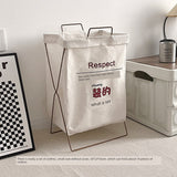 Foldable Fabric Laundry Basket with Metal Frame & Carry Handles – Space-Saving Laundry Hamper  Product Description