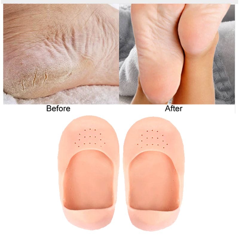 Full Length Anti-Crack Heel Socks Health & Wellness view 2 - Nexusmart Pakistan