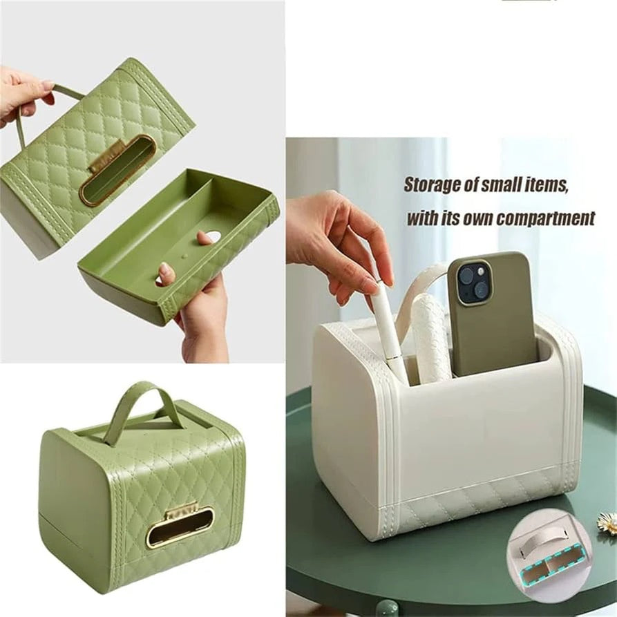 Elegant Purse-Style Tissue Box Premium Decorative Holder view 2 - Nexusmart Pakistan