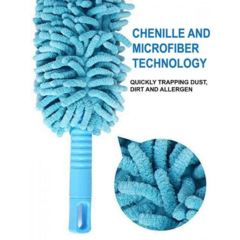 Flexible Microfiber Duster with Long Handle for Home Use view 4 - Nexusmart Pakistan