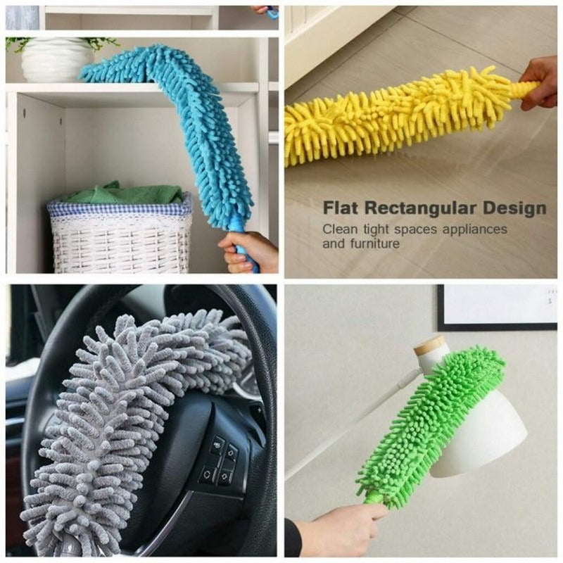 Flexible Microfiber Duster with Long Handle for Home Use view 2 - Nexusmart Pakistan