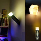 Minecraft Torch Lamp LED Night Light – Rechargeable Pixel Gaming Room Decor