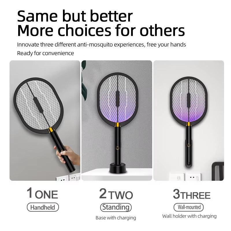 Top Quality Mosquito Racket 3000V Rechargeable 3 in 1 nexusmart view 6 - Nexusmart Pakistan