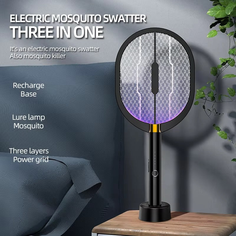 Top Quality Mosquito Racket 3000V Rechargeable 3 in 1 nexusmart view 8 - Nexusmart Pakistan