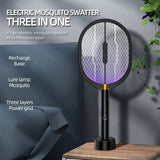Top Quality Mosquito Racket 3000V Rechargeable 3 in 1 nexusmart view 8 - Nexusmart Pakistan