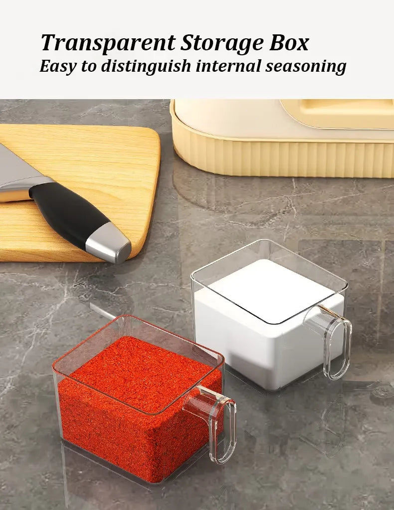 Multifunction Spice & Cutlery Holder – Kitchen Organizer
