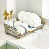 Multifunctional Dish Drainer with Utensil Holder view 3 - Nexusmart Pakistan