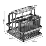 Multifunctional Kitchen Knife Holder & Utensil Organizer Rack