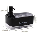 2-in-1 Dish Soap Pump Dispenser with Sponge Holder view 6 - Nexusmart Pakistan