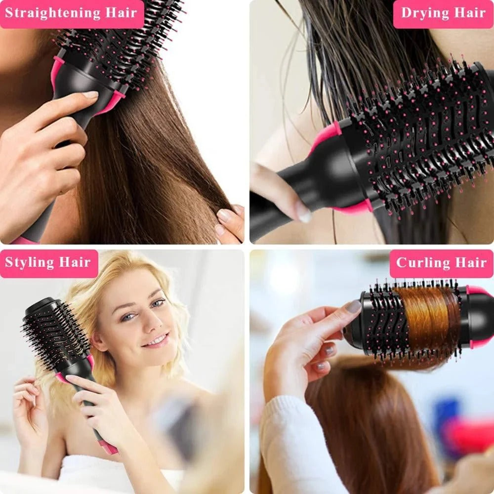 One Step Hair Straightener & Hot Air Brush Dryer