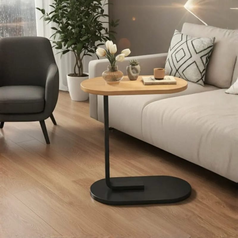 Multifunctional Wooden Sofa Side Table – Mini Bedside Coffee Table