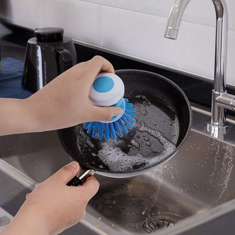 Liquid Soap Dishwasher Brush Kitchen & Cooking view 5 - Nexusmart Pakistan