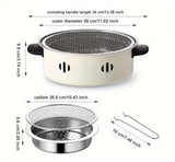 Portable Korean Charcoal Bbq Grill Stove Kitchen & Cooking view 7 - Nexusmart Pakistan
