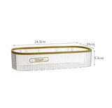 Luxury Acrylic Wall Mounted Bathroom Shelf Organizer | Shampoo & Cosmetic Storage Rack