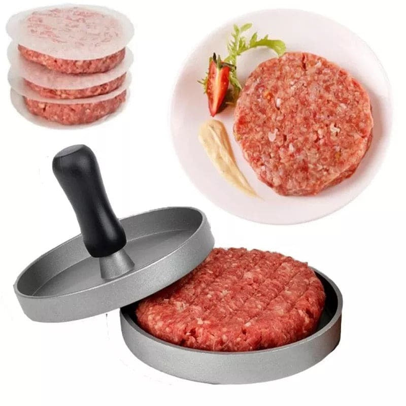 Round Patty Presser Non-Stick Aluminum Burger Patty Maker nexusmart product image - Nexusmart Pakistan