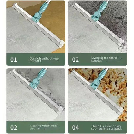 Silicone Floor Wiper Broom – Magic Bathroom Cleaner