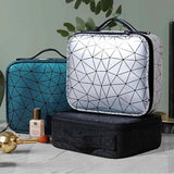 Diamond Cut Cosmetic Bag for Makeup and Essentials