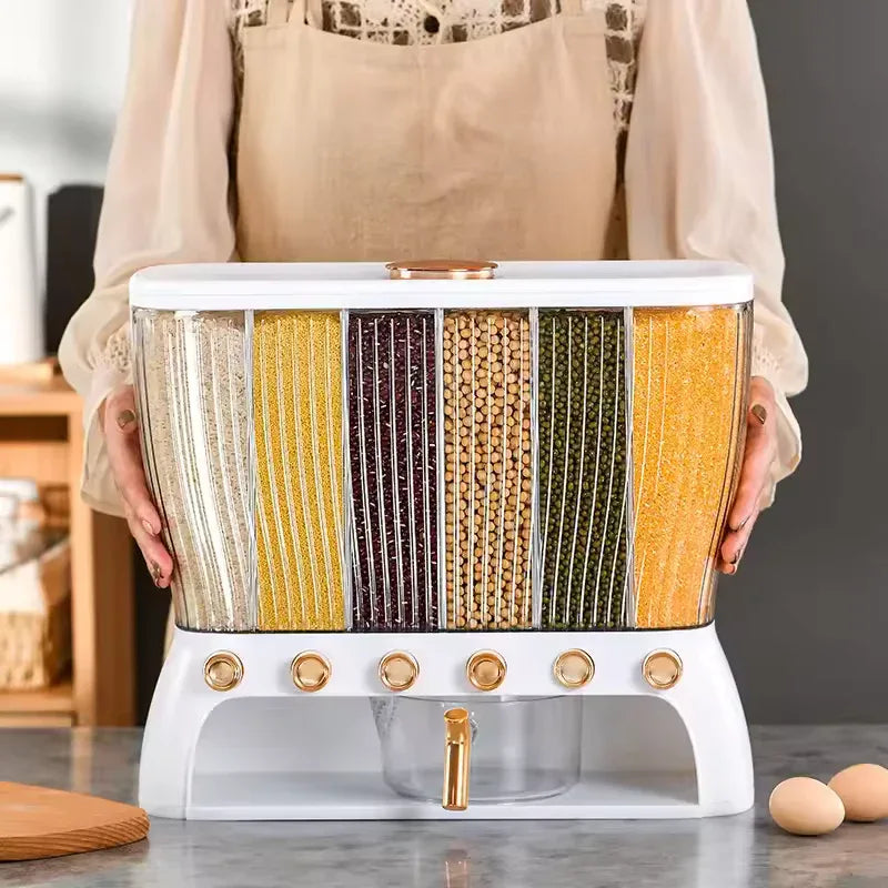 Cereal Dispenser 6 Portion – 10Kg Dry Food Storage