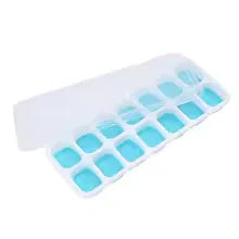 14-Grid Ice Cube Tray with Lid – Easy-Release Freezer Mold
