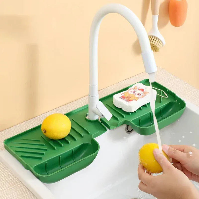 Silicone Sink Splash Guard – Waterproof Draining Mat for Kitchen