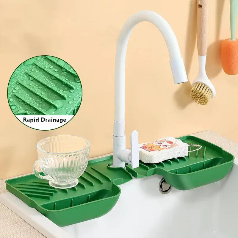 Silicone Sink Splash Guard – Waterproof Kitchen Drain Mat