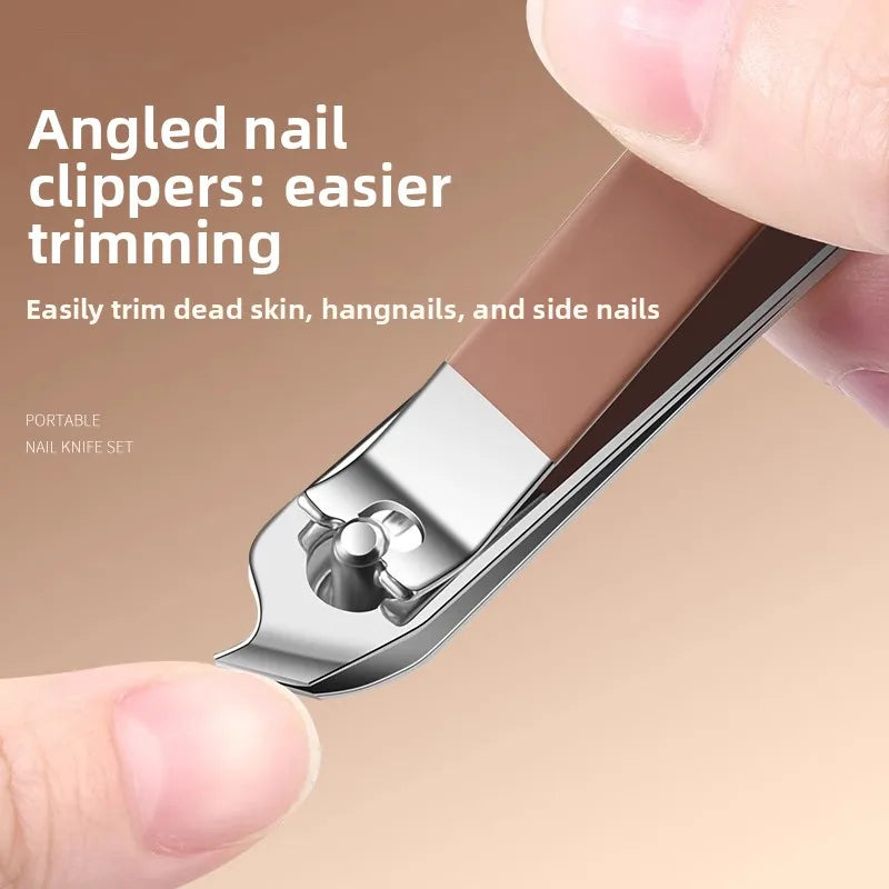Premium 7-Piece Portable Manicure & Travel Nail Care Kit