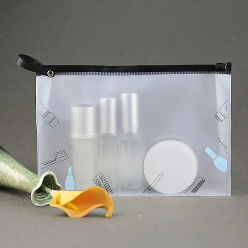 Women’s Transparent Travel Cosmetic Bag – Makeup Organizer