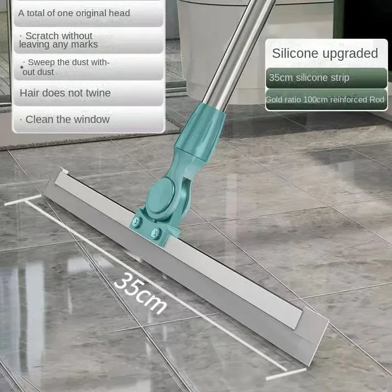 Silicone Floor Wiper Broom – Magic Bathroom Cleaner