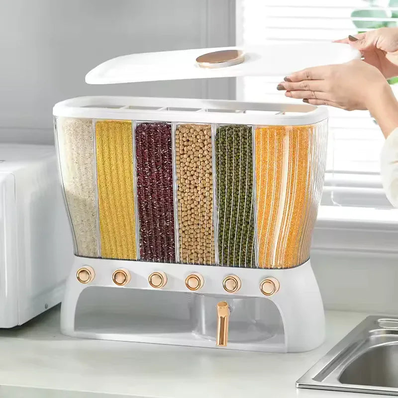 Cereal Dispenser 6 Portion – 10Kg Dry Food Storage