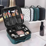 Diamond Cut Cosmetic Bag for Makeup and Essentials