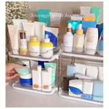 2-Tier Acrylic Under Sink Organizer with Pull-Out Drawers