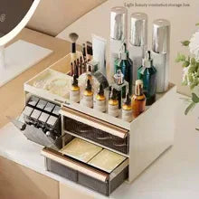 Transparent Multi-Layer Cosmetic & Jewelry Organizer with Drawers