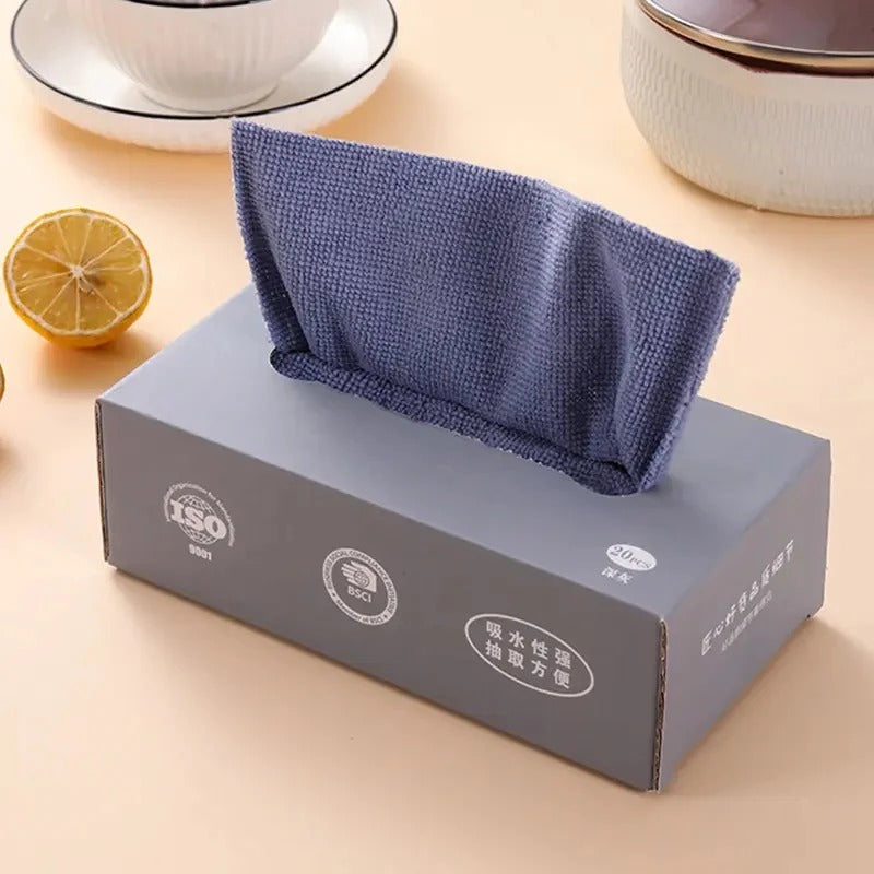 Reusable Microfiber Cleaning Cloth 20 Pcs Cleaning & Laundry product image - Nexusmart Pakistan