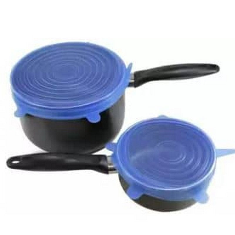 6 Pcs Silicone Airtight Bowl Cover Lids Kitchen & Cooking view 5 - Nexusmart Pakistan
