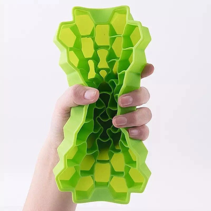 Honeycomb Ice Cube Tray with Lid Food & Beverage Essentials view 5 - Nexusmart Pakistan
