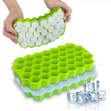 Honeycomb Ice Cube Tray with Lid Food & Beverage Essentials view 9 - Nexusmart Pakistan