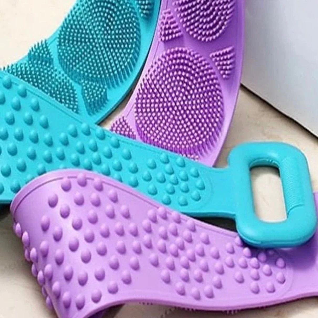 Silicone Shower Scrubber Belt Bathroom & Personal Care view 3 - Nexusmart Pakistan
