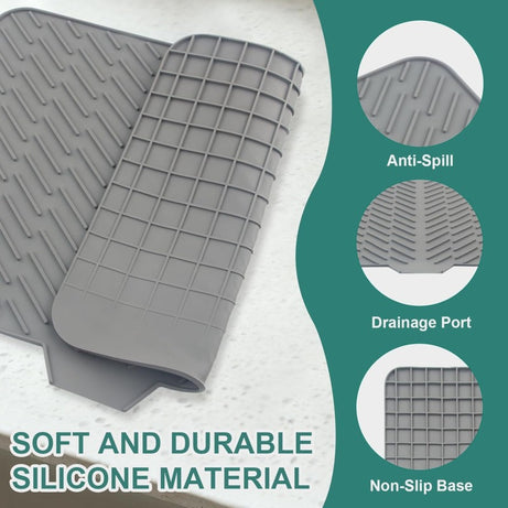 Silicone Anti Slip Kitchen Drain Matt Colanders view 5 - Nexusmart Pakistan