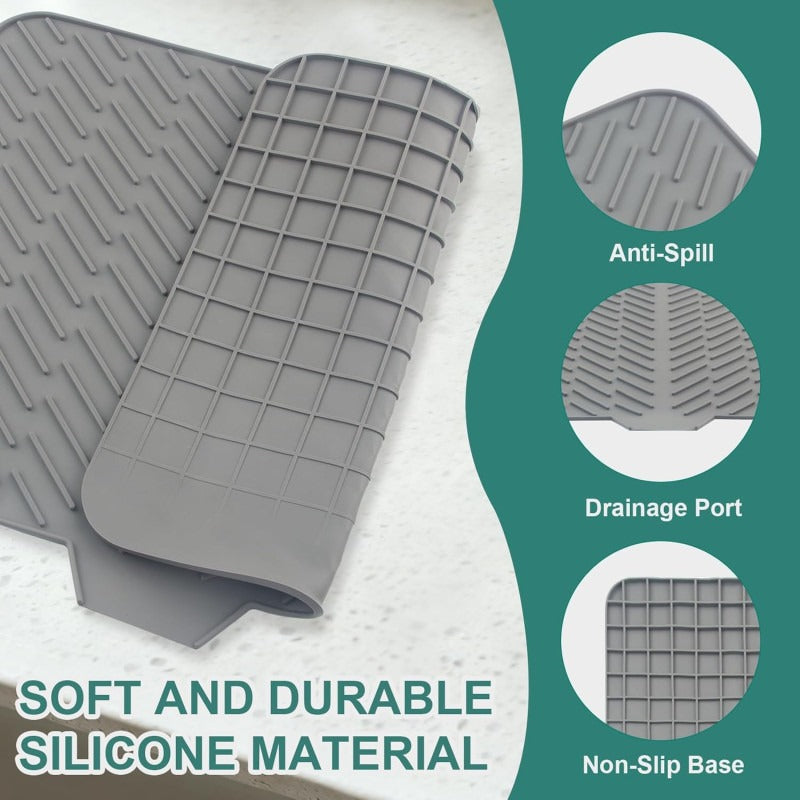 Silicone Anti Slip Kitchen Drain Matt Colanders view 5 - Nexusmart Pakistan